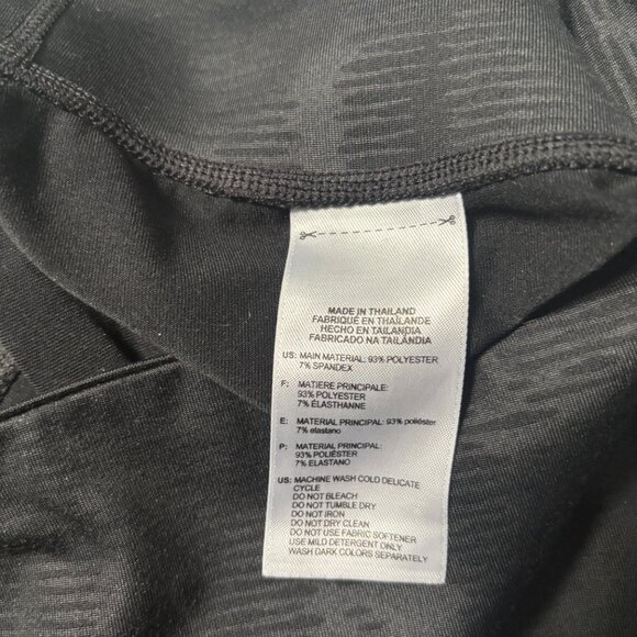 Adidas Climalite Mid Rise Capri Leggings Light Pattern Black Size Small - Picture 10 of 11